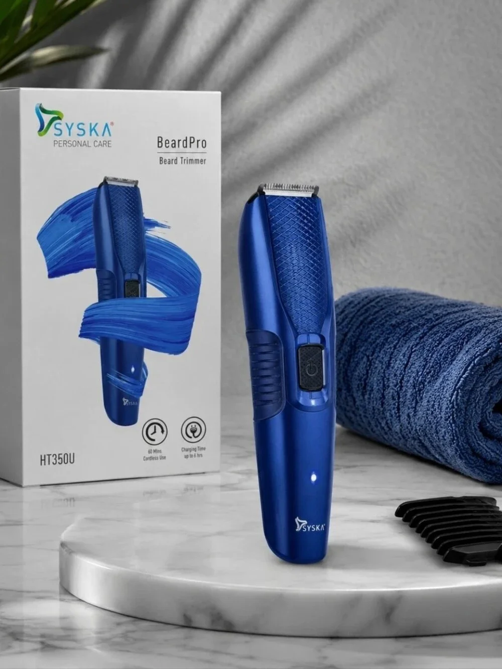 NIB Syska HT350U Beard Pro Trimmer Men's Hair Trimmer
